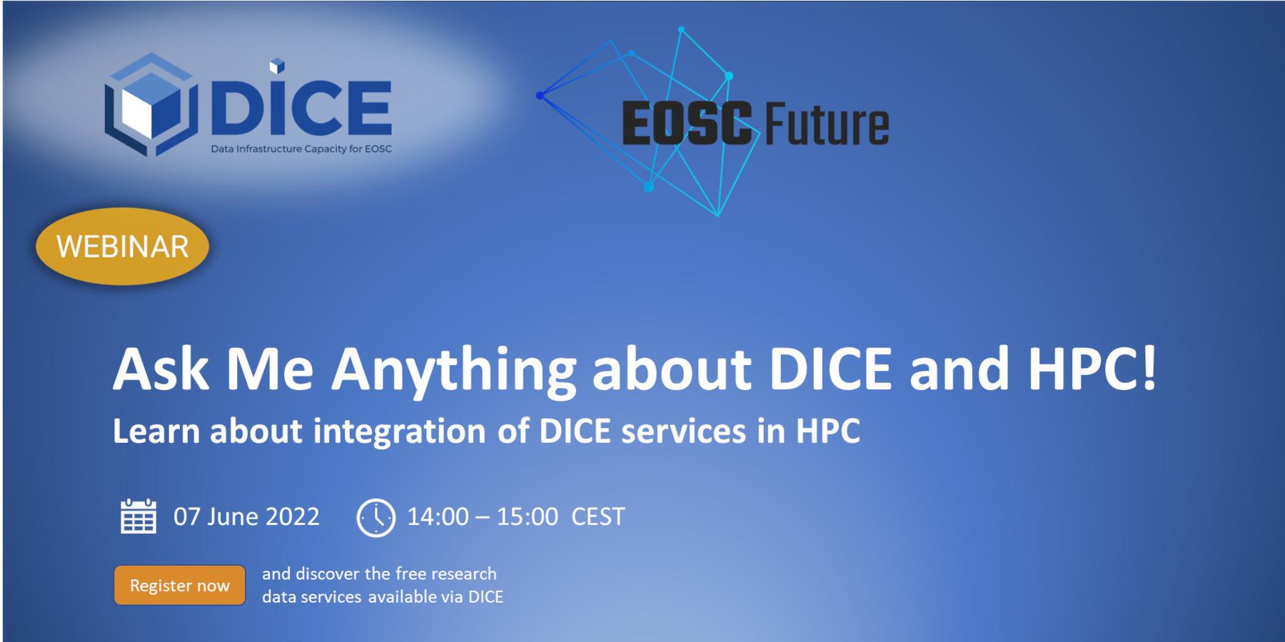 Ask Me Anything about DICE and HPC