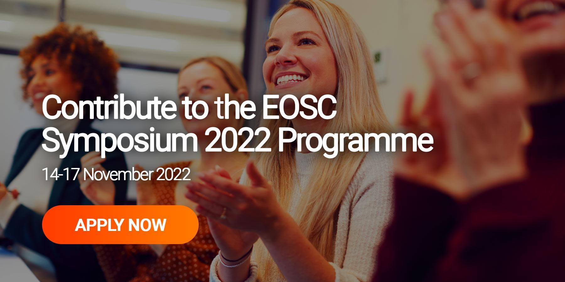 Contribute to the EOSC Symposium 2022 Programme